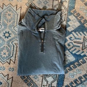 Madewell Rivet and Thread Distressed Green sweatshirt, XS